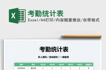 2025考勤统计表免费下载