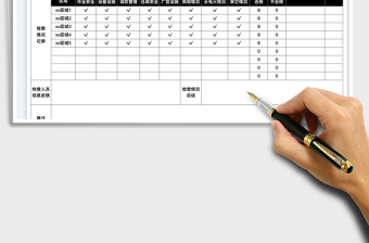 2025安全生产检查表免费下载