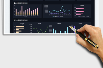 2024销售报表-销售运营数据分析可视化图表exce表格