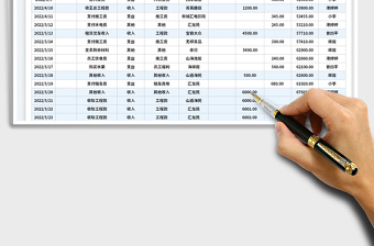 2024工程项目收支管理表exce表格免费下载