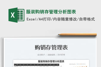 2025服装购销存管理分析图表免费下载