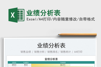 2025业绩分析表免费下载