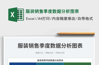 2025服装销售季度数据分析图表免费下载