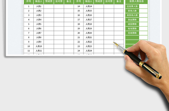 2025学生会换届选票统计表免费下载