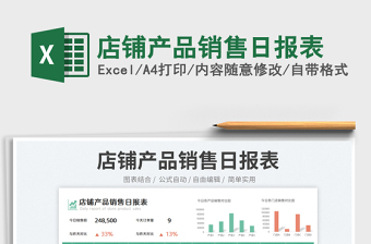 2025店铺产品销售日报表免费下载