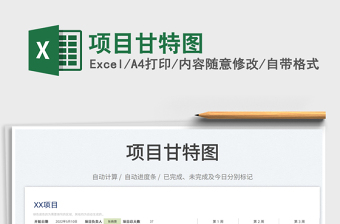 2025项目甘特图免费下载