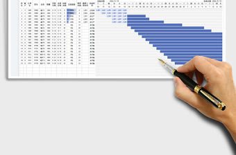 2023生产进度自动分析表---甘特图