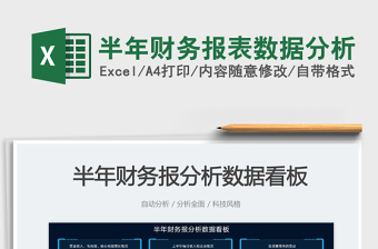 2025半年财务报表数据分析免费下载