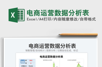 2025电商运营数据分析表免费下载