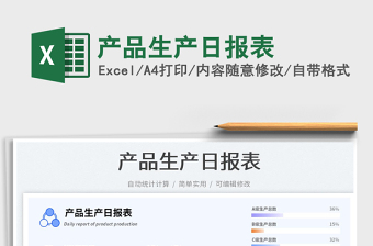 2025产品生产日报表免费下载