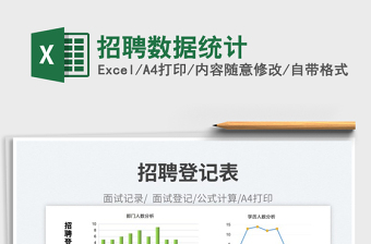 2025招聘数据excel表格美化大全