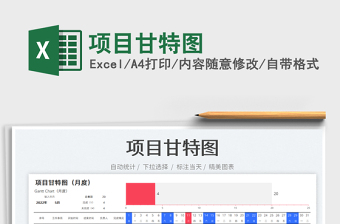 2025项目甘特图免费下载