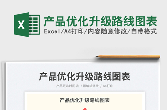 2025产品优化升级路线图表免费下载