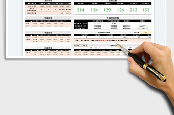2024能源消耗动态图表exce表格