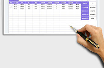 2025员工出差记录表免费下载