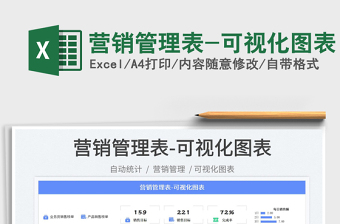 2025营销管理表-可视化图表