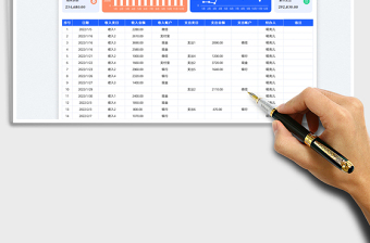2025财务出纳收支日记账