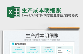 2025生产成本明细账