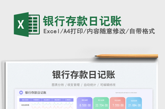 2025银行存款日记账