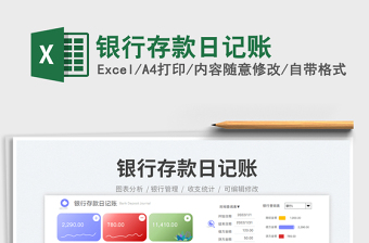 2025银行存款日记账