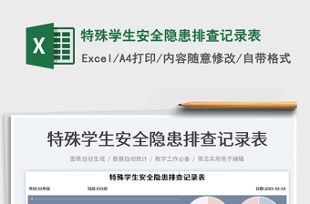 2025特殊学生安全隐患排查记录表