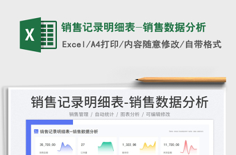 2025销售记录明细表-销售数据分析
