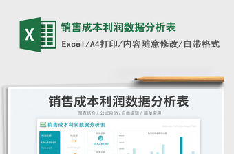 2025销售成本利润数据分析表