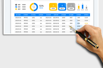 2025客户合同登记跟踪管理表（尾款、状态跟踪）
