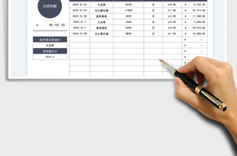 2025果园采摘水果销售记录表