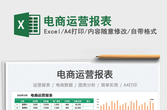 2025电商运营报表