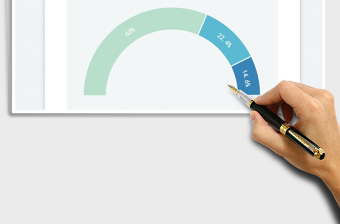 2025半圆环图免费下载