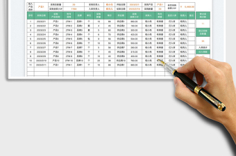 2025物品采购入库登记表免费下载