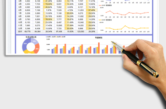 2025年度销售对比图免费下载