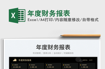 2025年度财务报表免费下载