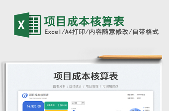 2025项目成本核算表免费下载