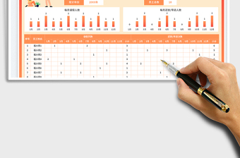 2025年度考勤表免费下载