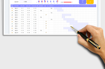 2025项目跟踪进度表免费下载