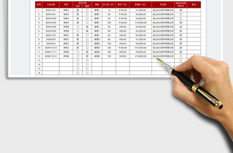2025仓库材料入库清单明细表免费下载