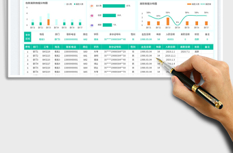 2025人事行政入离职管理登记表免费下载