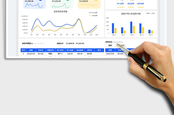2025出纳收支记账管理表免费下载