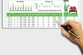 2025加油记录统计表免费下载