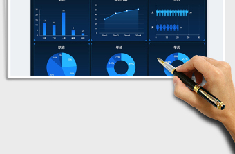 2025学校教师团队构成数据看板表免费下载
