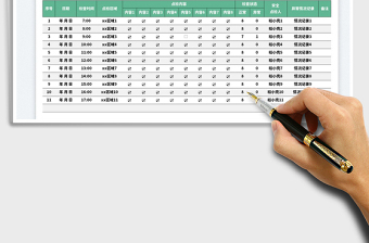 2025安全点检记录表免费下载