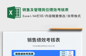 2025销售考核管理excel表格大全