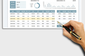2025加班工资计算表（假期自动识别）免费下载