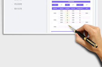 2025自动标记项目风险管理表免费下载