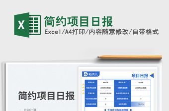 2025简约项目日报免费下载