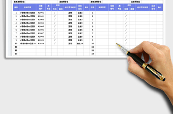 2025用户检测排查巡检记录表免费下载