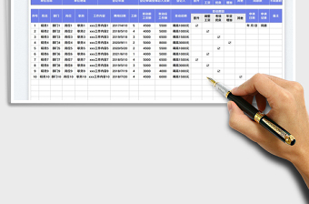 2025员工工资变动申请表免费下载