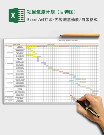 项目进度计划（甘特图）